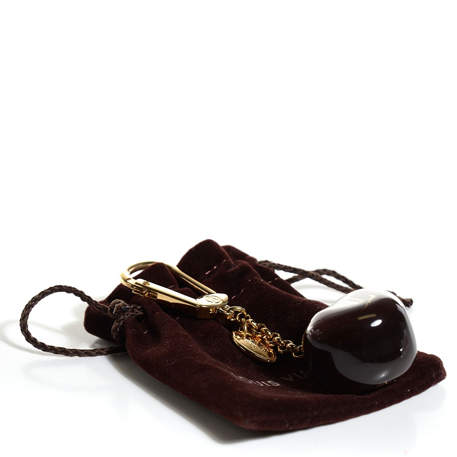 Louis Vuitton Pomme Bag Charm Key Holder Amarante 4 of 4