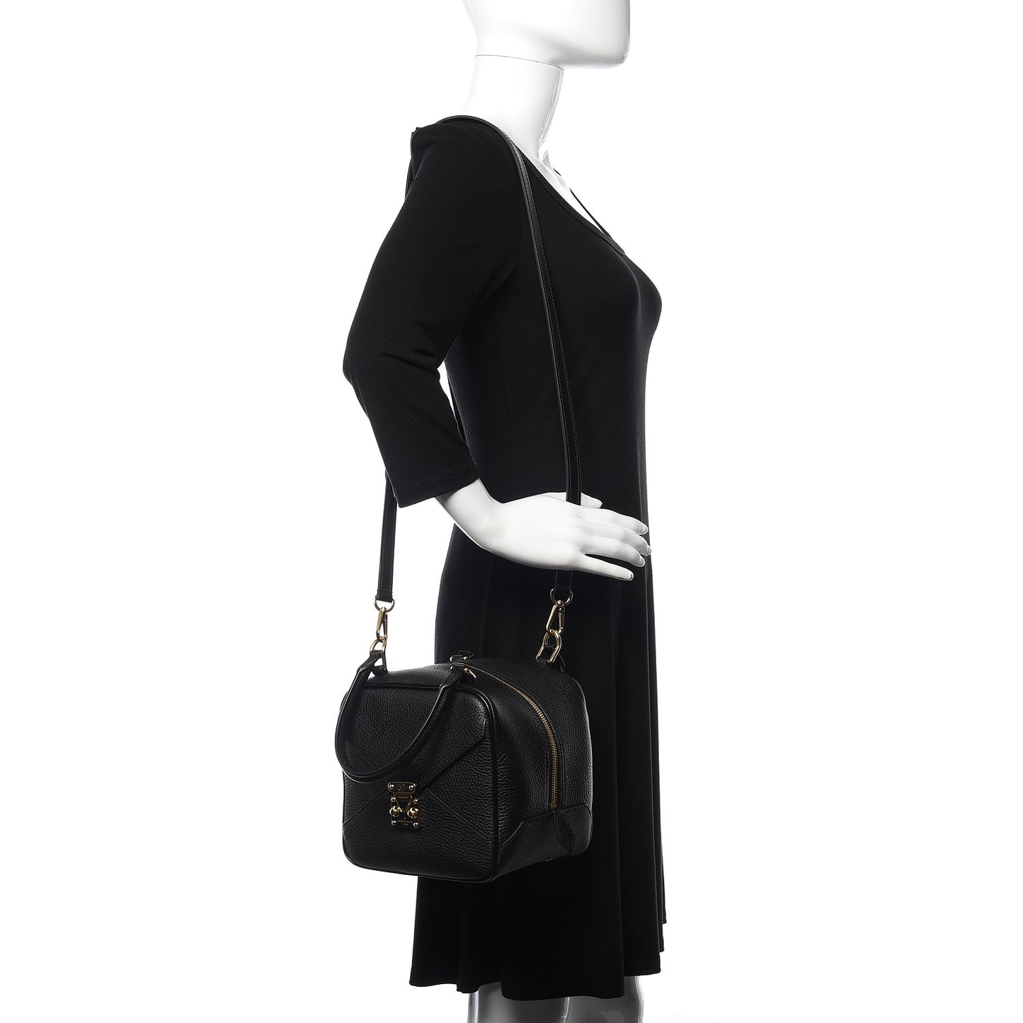 Taurillon Neo Square Bag Black
