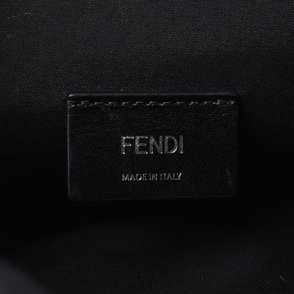 Fendi Nylon Vitello FF 1974 Embossed Cross Strap Backpack Black Maya 6 of 11