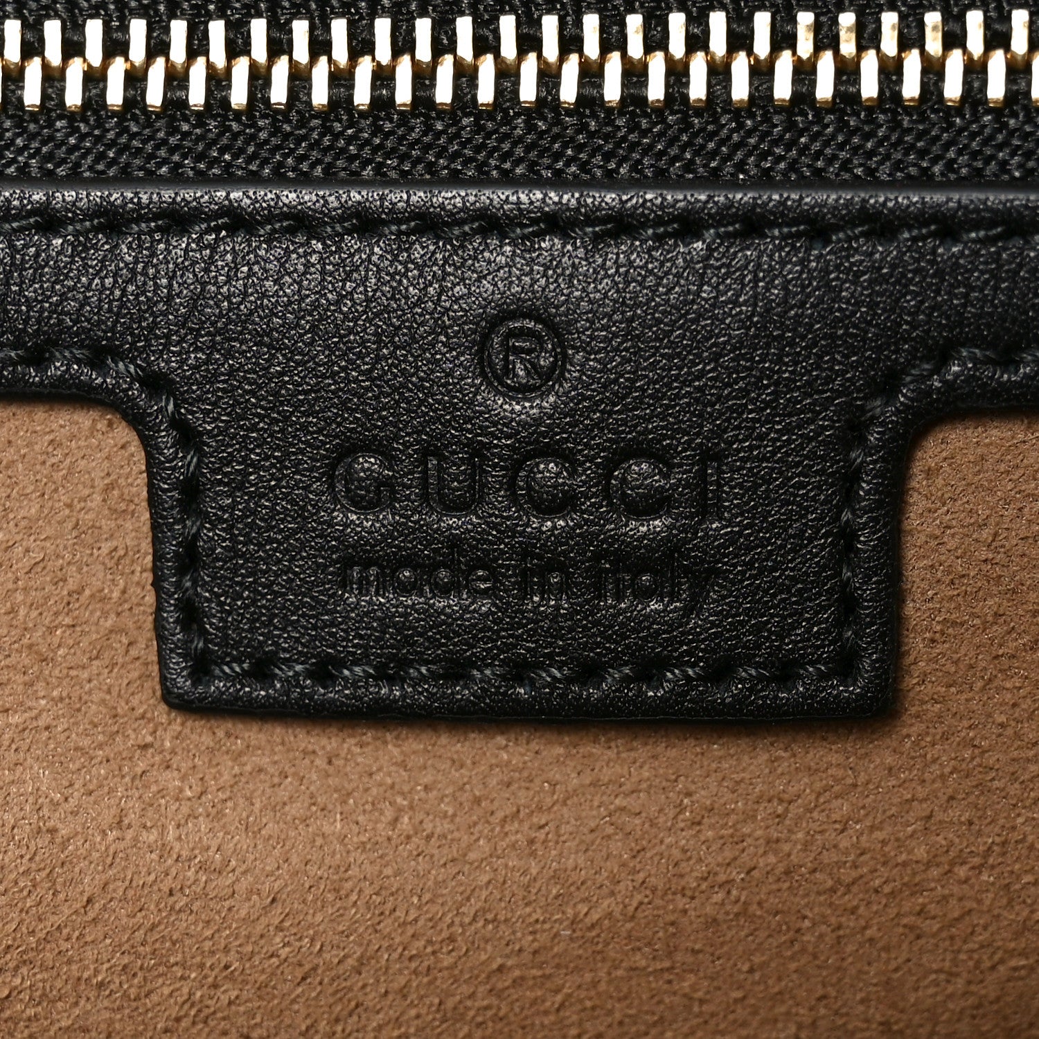 Gucci GG Supreme Monogram Medium Padlock Tote Black 6 of 10