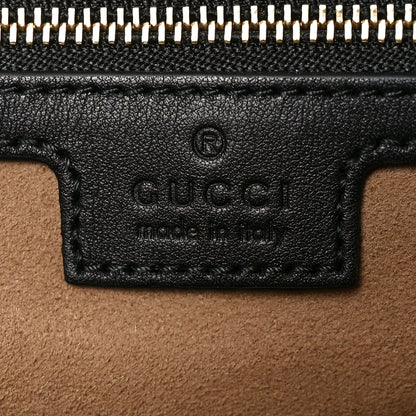 Gucci GG Supreme Monogram Medium Padlock Tote Black 6 of 10