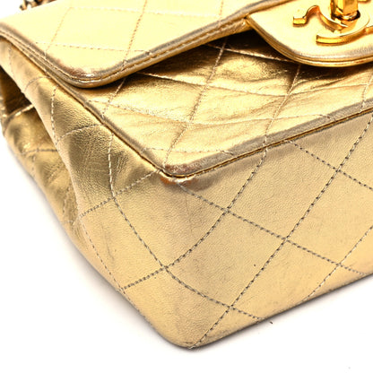 Chanel Metallic Lambskin Quilted Mini Square Flap Gold 7 of 8