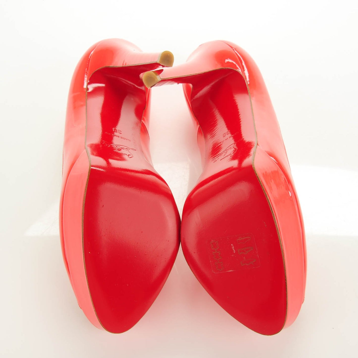 Patent Banana 140 Pumps 38 Corail
