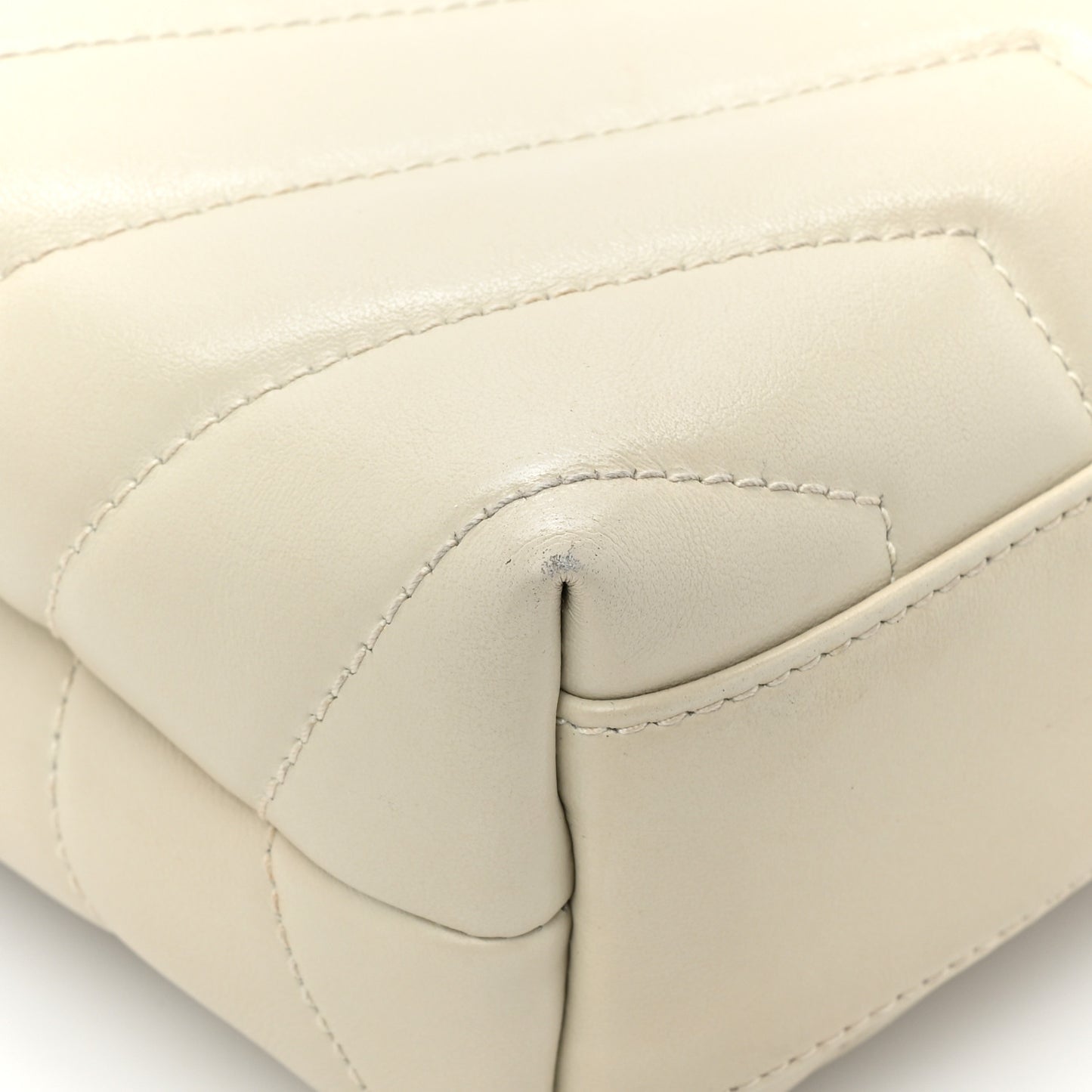 Calfskin Y Quilted Monogram Toy Loulou Crossbody Bag Crema Soft