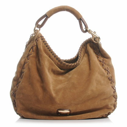 Jimmy Choo Suede and Snakeskin Sky L Hobo Hazel 1 of 6