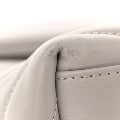 Saint Laurent Calfskin Y Quilted Monogram Medium Loulou Chain Satchel Light Gray 11 of 11