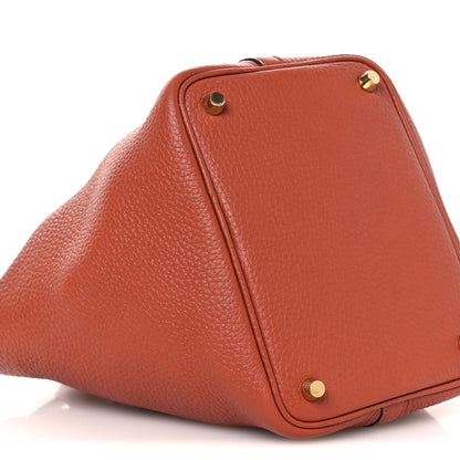 Hermes Taurillon Clemence Picotin Lock 18 PM Cuivre 8 of 11