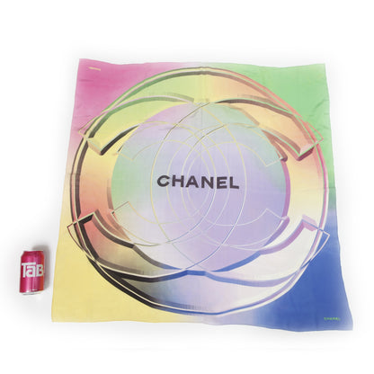 Chanel Silk CC Scarf Multicolor 2 of 6