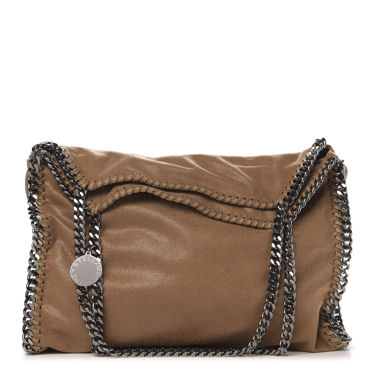 Shaggy Deer Small Falabella Tote Camel