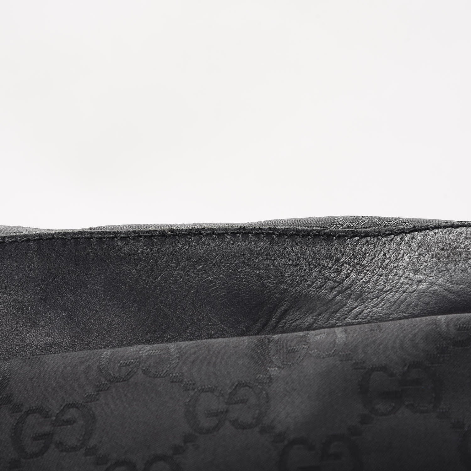 Gucci Nylon Monogram Travel Hobo Black 8 of 19