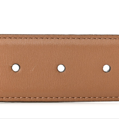 Gucci Calfskin Interlocking G 37mm Belt 75 30 Camelia 3 of 7