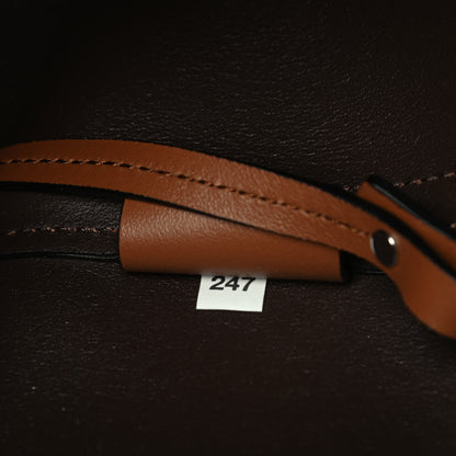 Prada Calfskin Large Concept Shopper Tote Cuoio 7 of 9