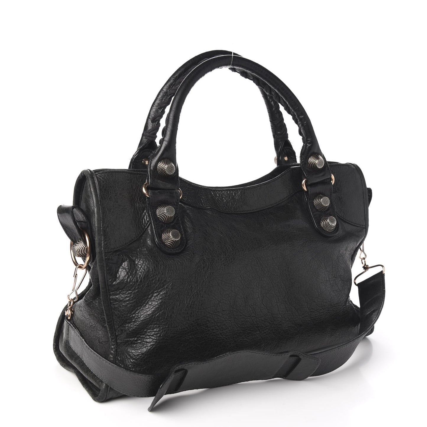Agneau Giant 21 Rose Gold Hardware City Black