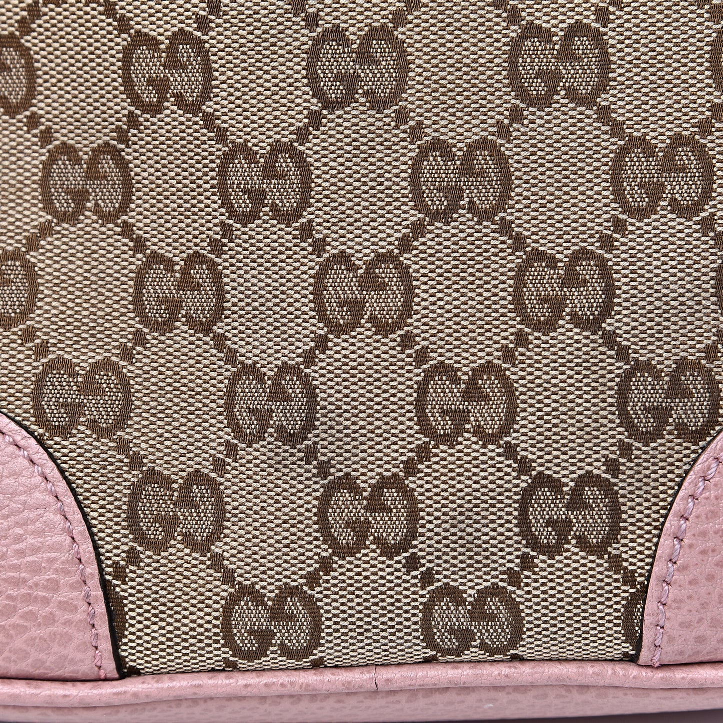 Monogram Mini Bree Messenger Bag Beige Soft Pink