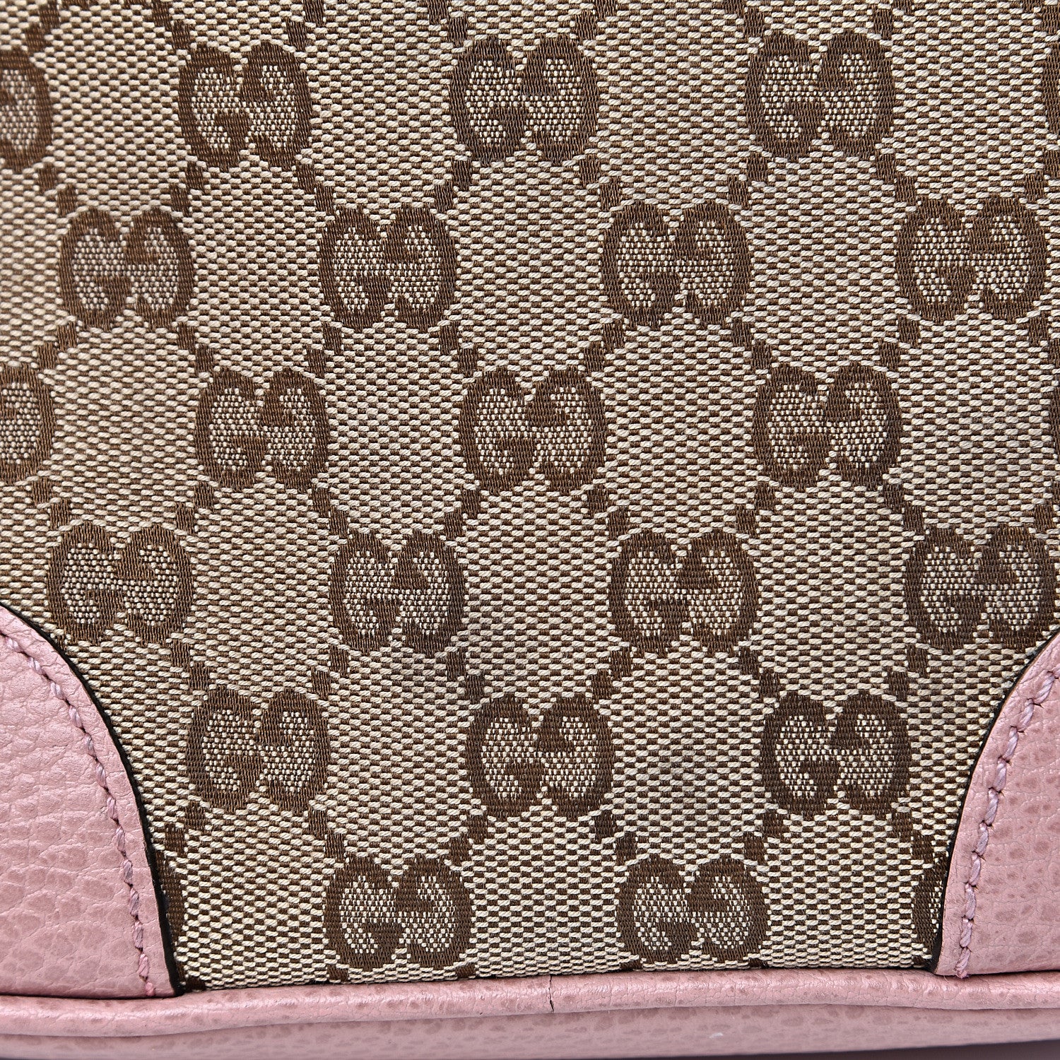 Gucci Monogram Mini Bree Messenger Bag Beige Soft Pink 9 of 9