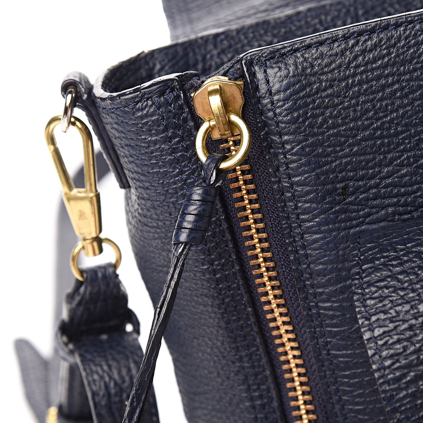 3.1 Textured Calfskin Mini Pashli Satchel Ink