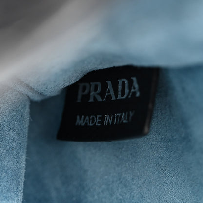 Prada Glace Calf Large Soft Cahier Bag Black Astrale 8 of 12