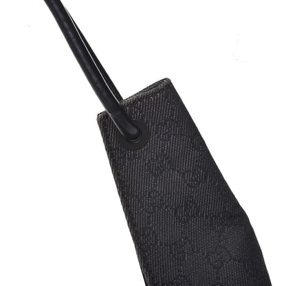 Gucci Denim Monogram Hobo Black 23 of 25