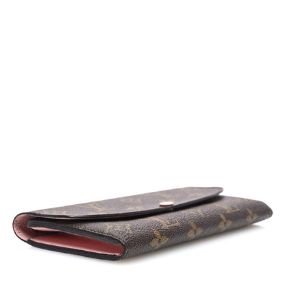 Louis Vuitton Monogram Emilie Wallet Rose Ballerine 4 of 6