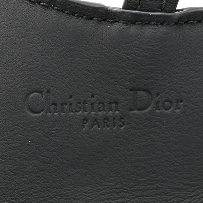 Christian Dior Ultra Matte Calfskin Nano Saddle Chain Pouch Black 5 of 10