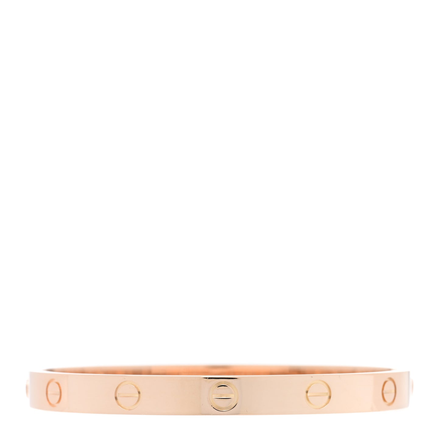 18K Pink Gold LOVE Bracelet 17