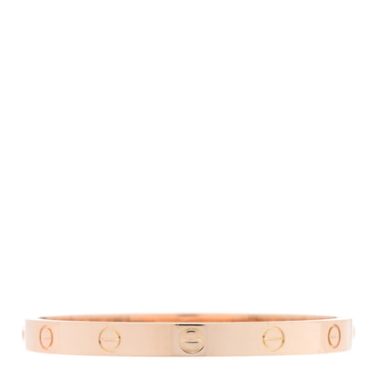 Cartier 18K Pink Gold LOVE Bracelet 17 2 of 8