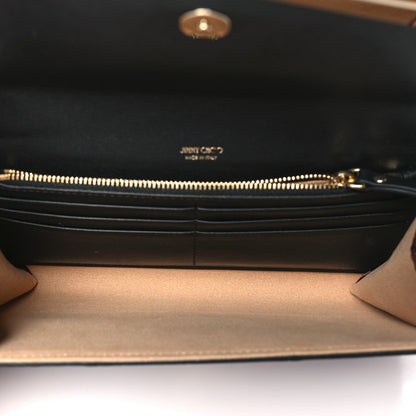 Jimmy Choo Snakeskin Embossed Wallet on Chain Red 5 of 9