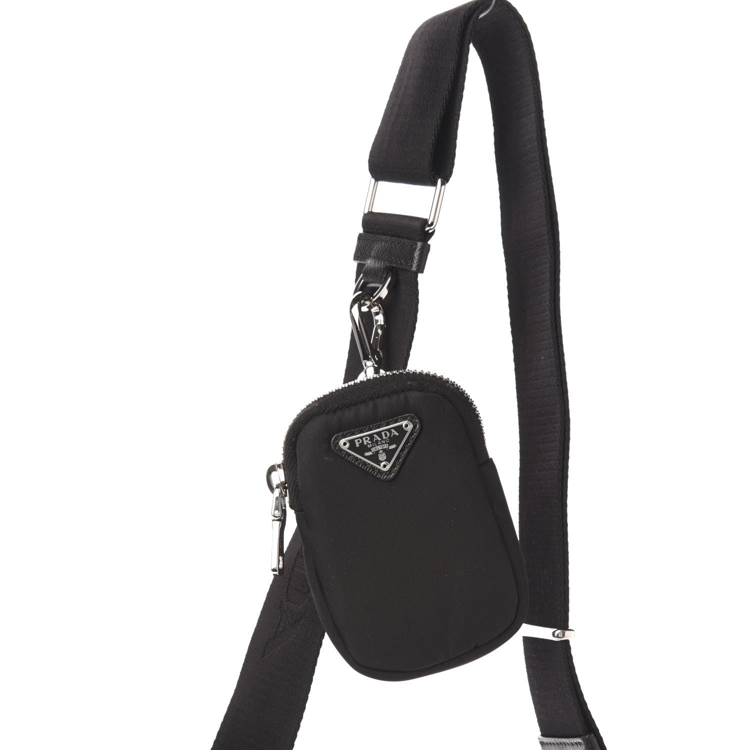 Prada Nylon Re-Edition 2005 Shoulder Bag Black 11 of 13