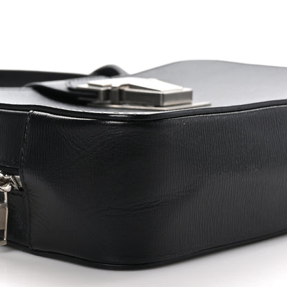 Balenciaga Textured Calfskin Camera Bag Black 8 of 11