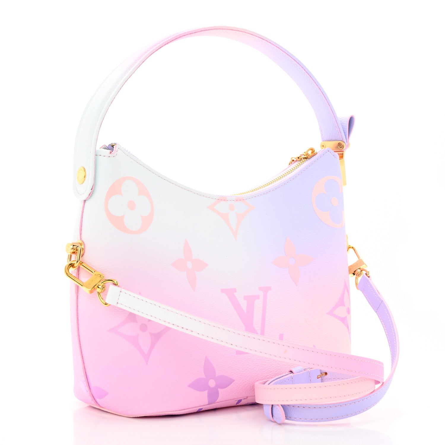 Louis Vuitton Monogram Giant Spring In The City Marshmallow Hobo PM Sunrise Pastel 3 of 15