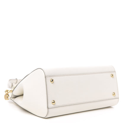 Dolce & Gabbana Dauphine Medium Miss Sicily Satchel White 4 of 8