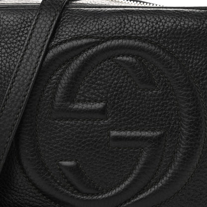 Gucci Pebbled Calfskin Small Soho Disco Bag Black 8 of 17
