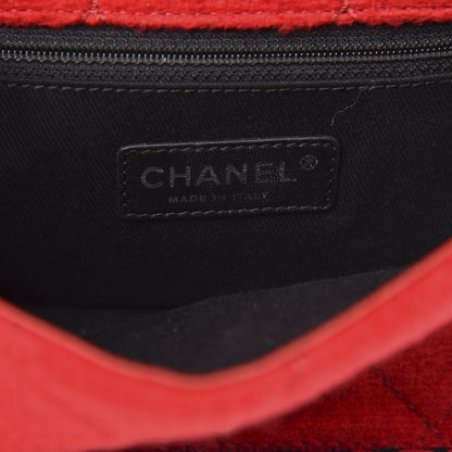 Chanel Wool Quilted Mini Edelweiss Single Flap Red 6 of 10