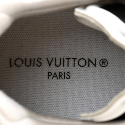 Louis Vuitton Monogram Calfskin Run 55 Sneakers 38.5 White 6 of 11