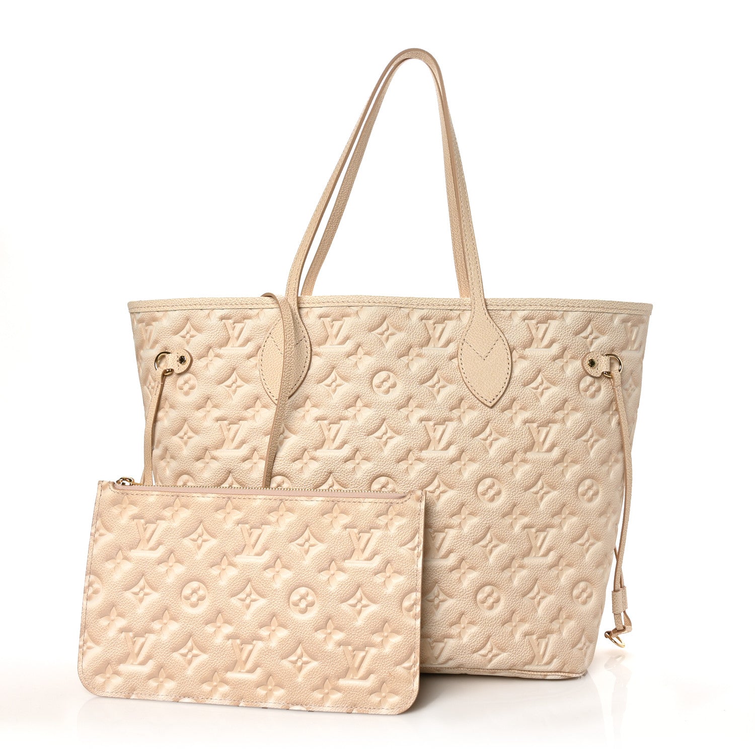 Louis Vuitton Empreinte Monogram Summer Stardust Neverfull MM Beige Clair 1 of 8