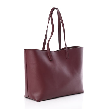 Saint Laurent Calfskin Large Shopping Tote Deep Carmin 3 of 8
