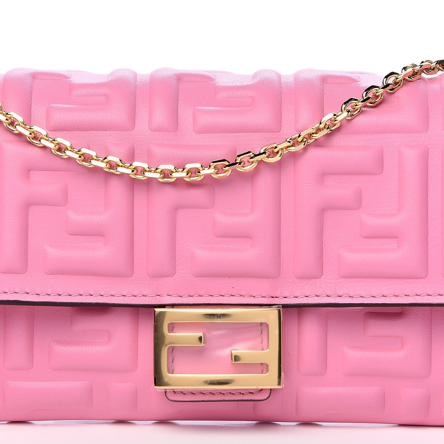 Nappa Matisse FF Embossed Continental Wallet On Chain Lollypop