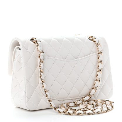 Chanel Caviar Quilted Small Double Flap White 3 of 10