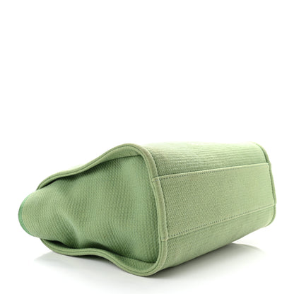 Chanel Mixed Fibers Small Deauville Tote Green 5 of 13