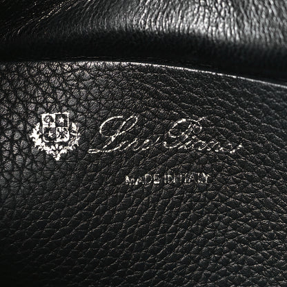 Loro Piana Grained Calfskin Fleur Crossbody Black 5 of 9