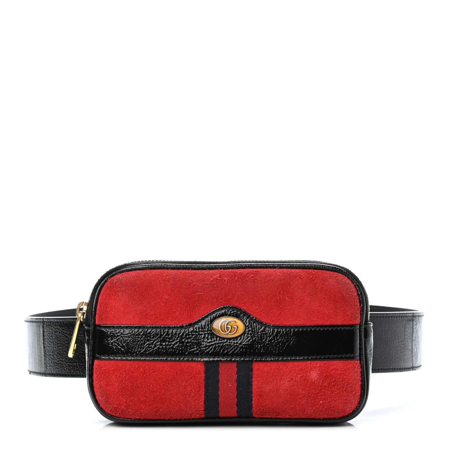 Gucci Suede Patent Ophidia Belted iPhone Case 85 34 Red 1 of 5