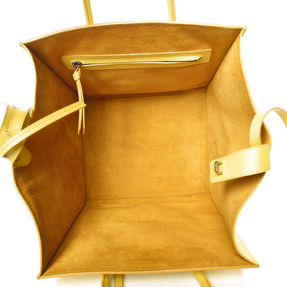 Celine Baby Grained Calfskin Medium Phantom Luggage Sun Yellow 5 of 15