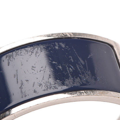 Hermes Enamel Wide Clic Clac H Bracelet PM Indigo 8 of 9
