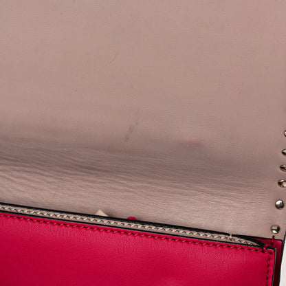Valentino Garavani Nappa Rockstud Wristlet Clutch Cyclamin 13 of 13