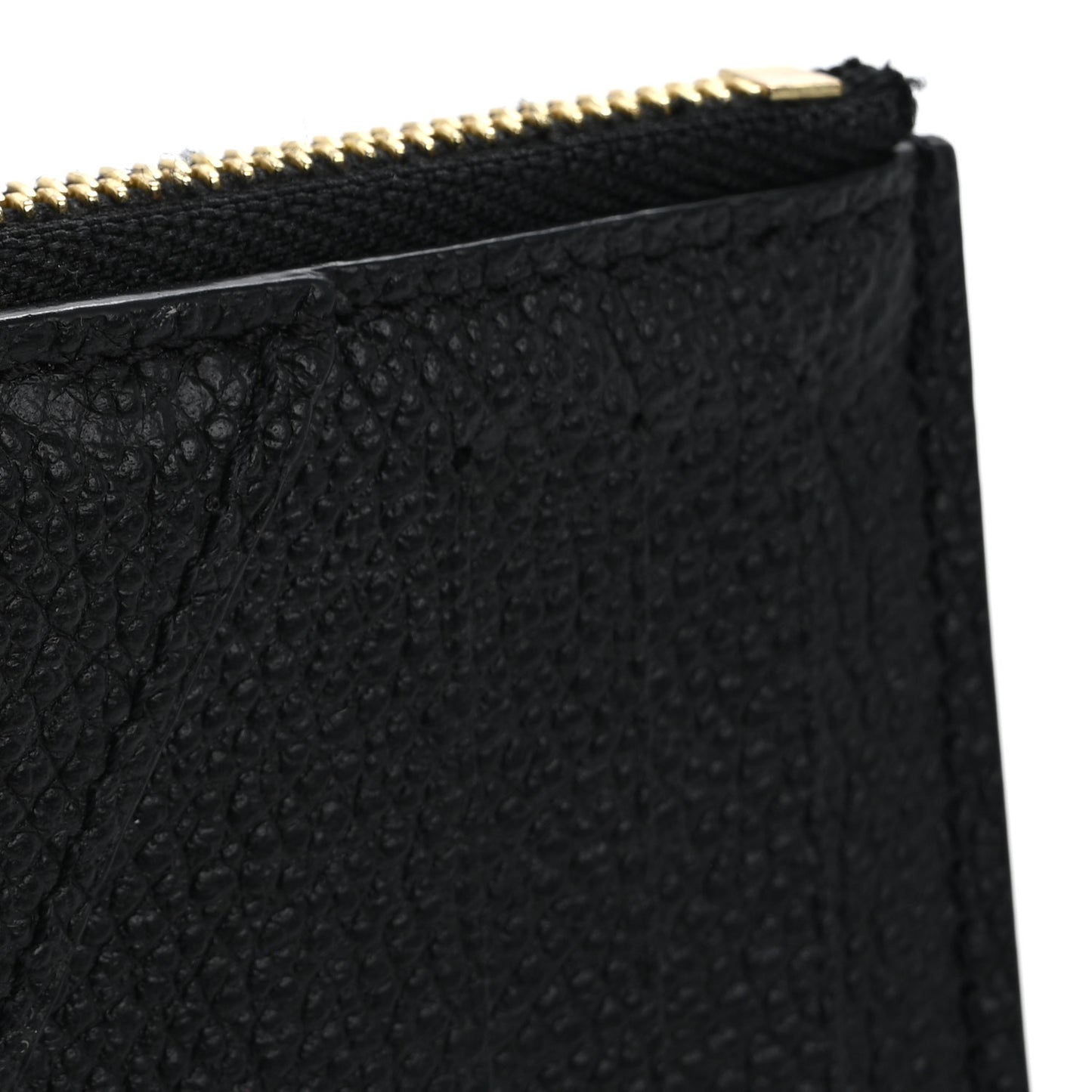 Empreinte Monogram Zipped Romy Card Holder Black