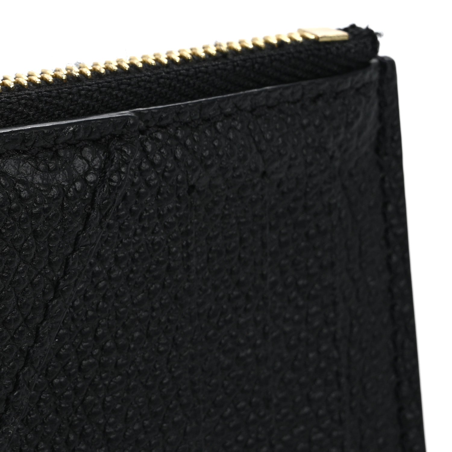 Louis Vuitton Empreinte Monogram Zipped Romy Card Holder Black 7 of 9