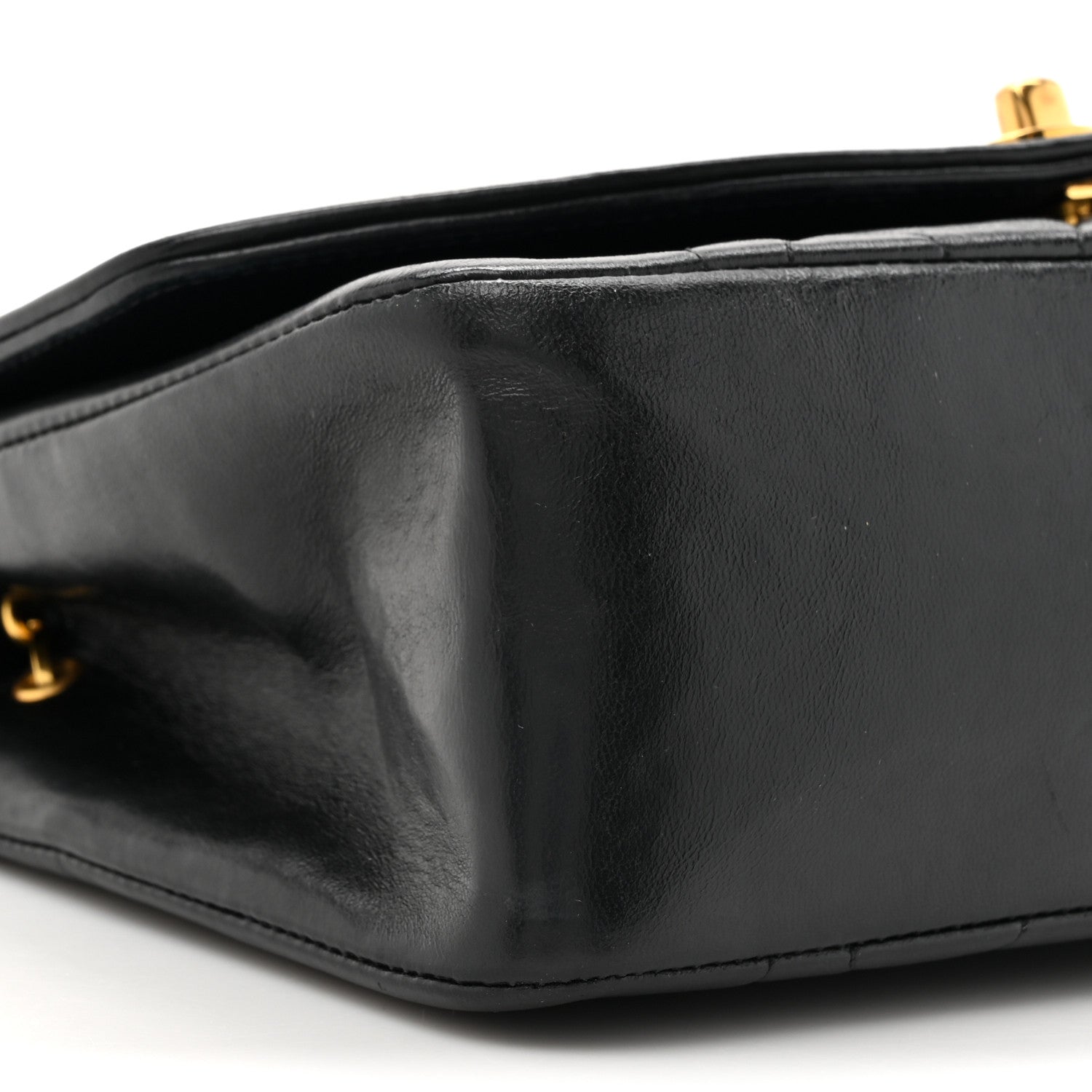 Chanel Lambskin Quilted Small Single Flap Black 10 of 16