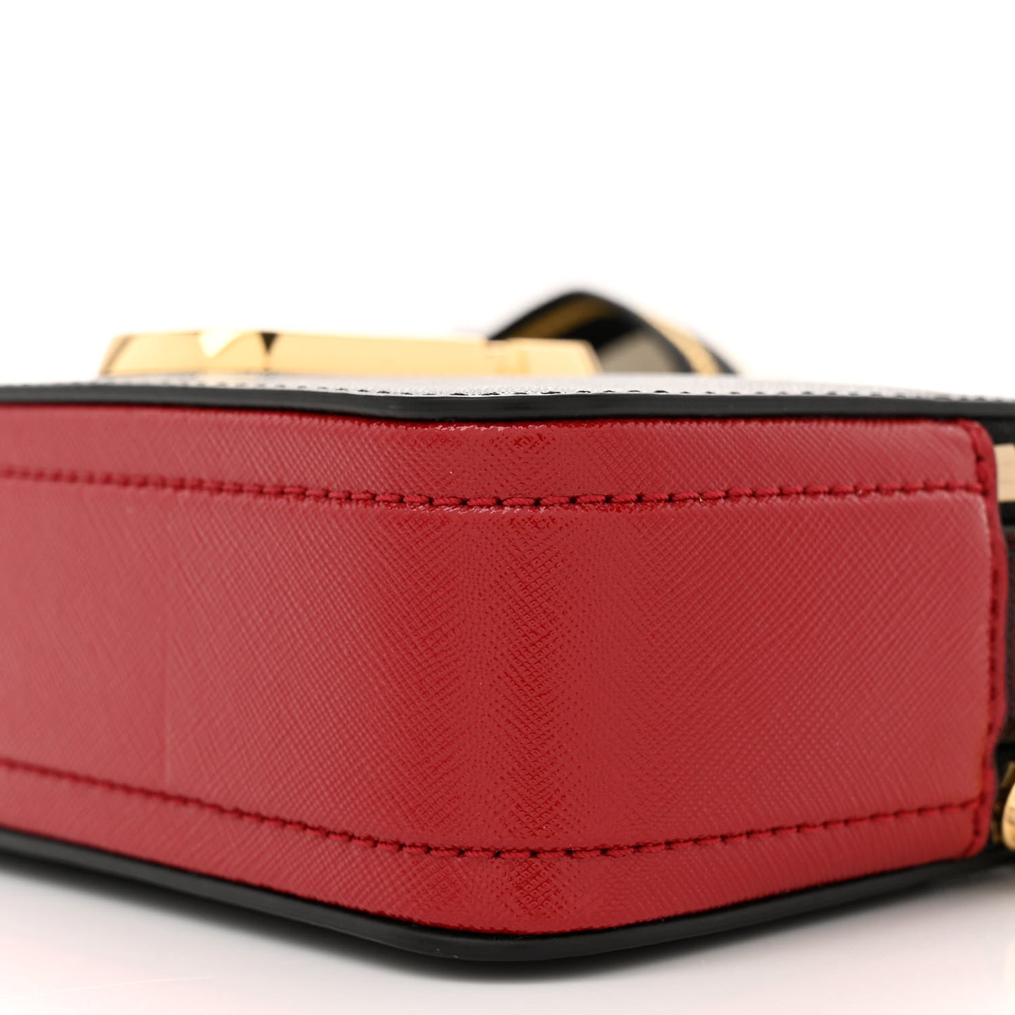 Saffiano Snapshot Camera Bag Black Multi