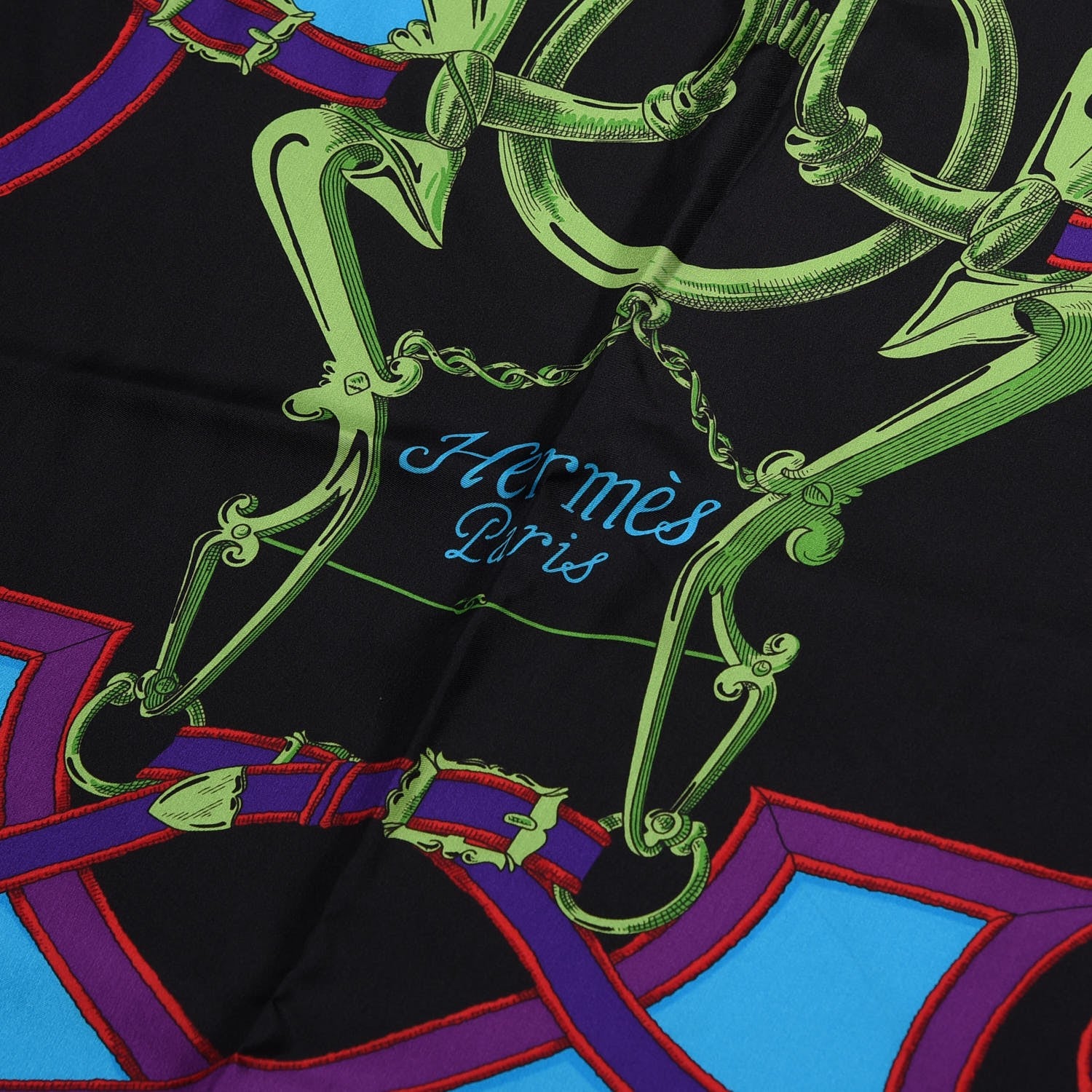 Hermes Silk L'Instruction Du Roy Scarf 140 4 of 8