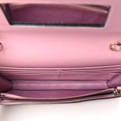 Gucci GG Supreme Monogram Strawberry Chain Wallet 5 of 12